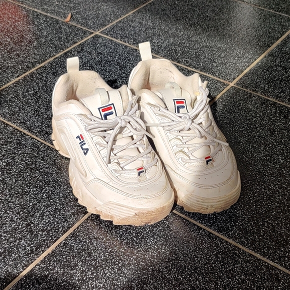 chunky platform sneakers fila